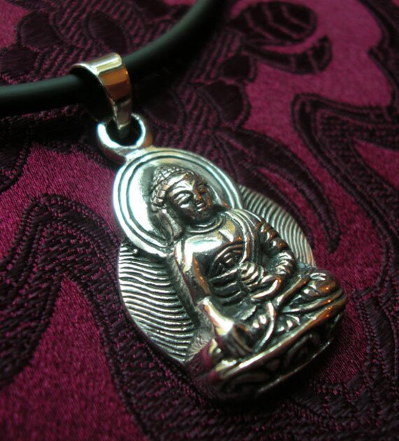 Details about / Beautiful Buddha Earrings from Nepal 925er Silver