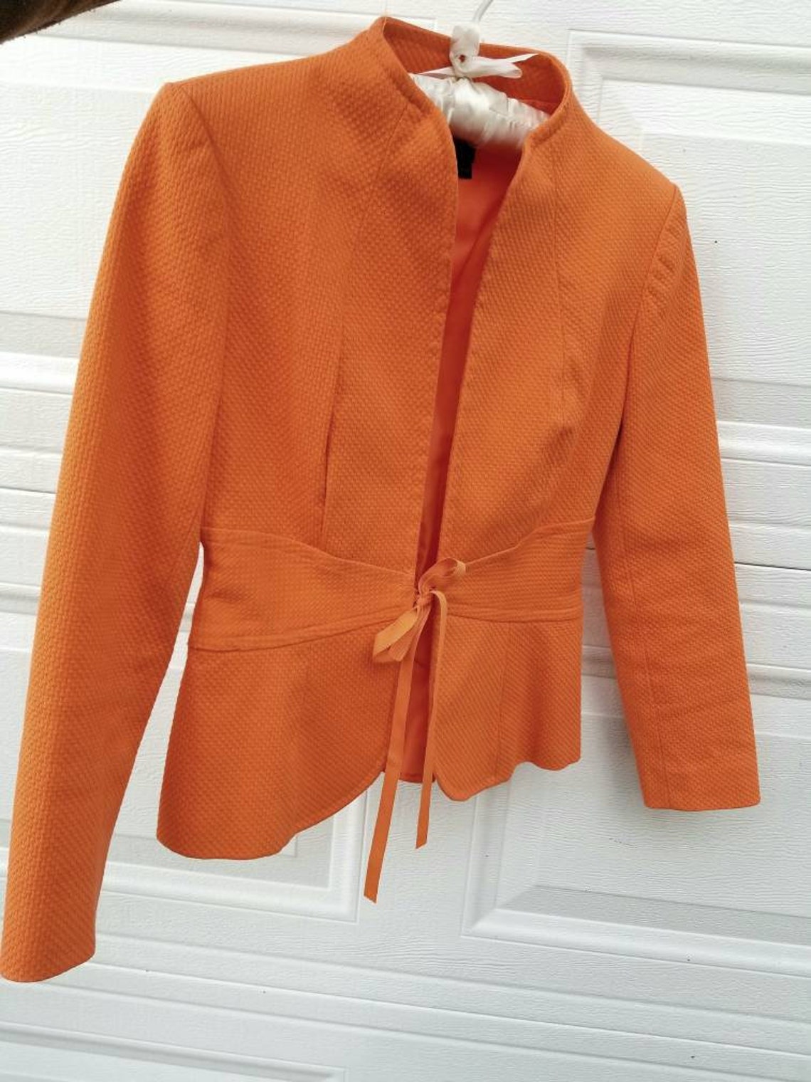 magma orange blazer