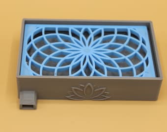 Jabonera con escurridor a la izquierda / Ahorrador de jabón / Jabonera con escurridor / Set de regalo de jabón / Accesorios de baño / Dispensador de jabón / Jabonera