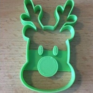 Reindeer cookie cutter | christmas cookie cutters | holiday cookie cutters | sugar cookies | custom cookie cutters | gingerbread cookies