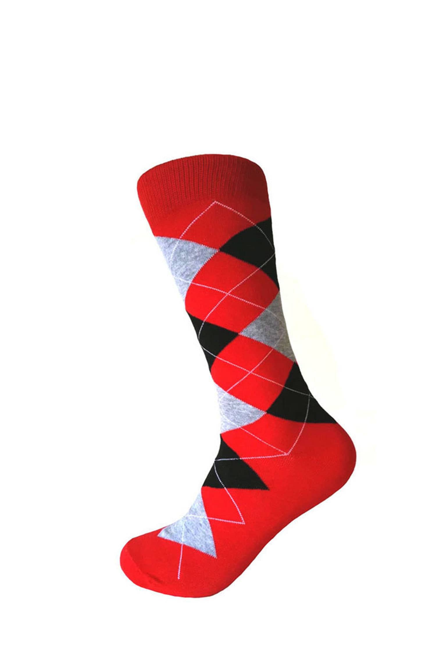 Junior Ring Bear Boy's Red with Black and Gray Color Argyle Dress…