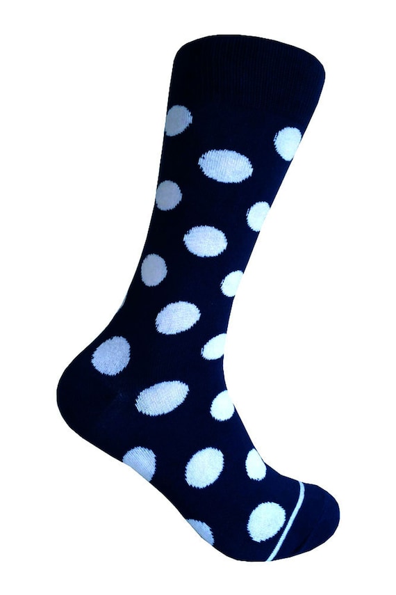 Mens polka dot dress socks discount