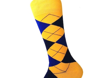 Yellow and Black Hands Socks Mens Womens Casual Socks Custom Creative Crew Socks