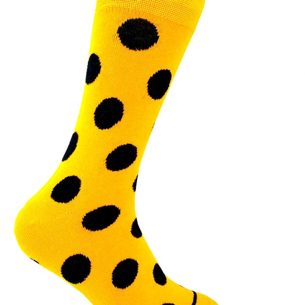 Black and Gold Dress Socks Men Etsy