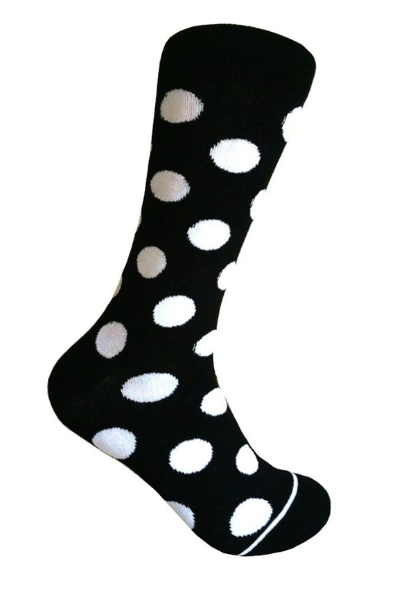 Mens black and white socks deals