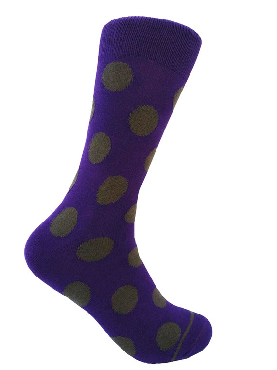 fitted lace wedding dress Men's Navy Blue and Lavender Argyle Socks TieMart main image 0