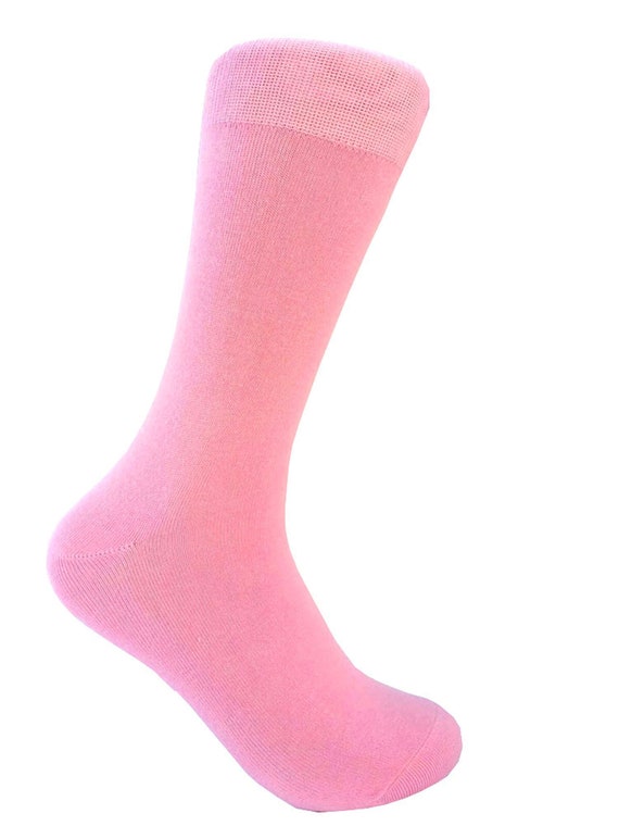 líder Impermeable compañero Calcetines de vestir de color rosa para hombre - Etsy México