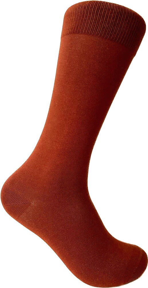 strapless open back dress Orange Ribbed Solid Sock by Southern Scholar