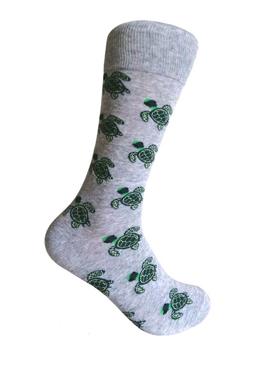 Men's Novelty Fancy Design Multi-Colors Turtle Pattern Fashionable Novel Dress Socks Men's Novelty Fancy Design Multi-Colors Turtle Pattern Fashionable Novel Dress Socks