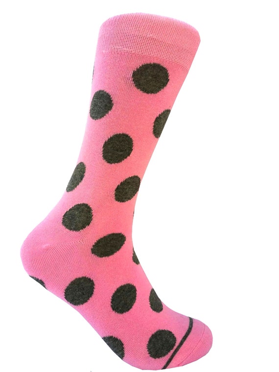 mens pink socks