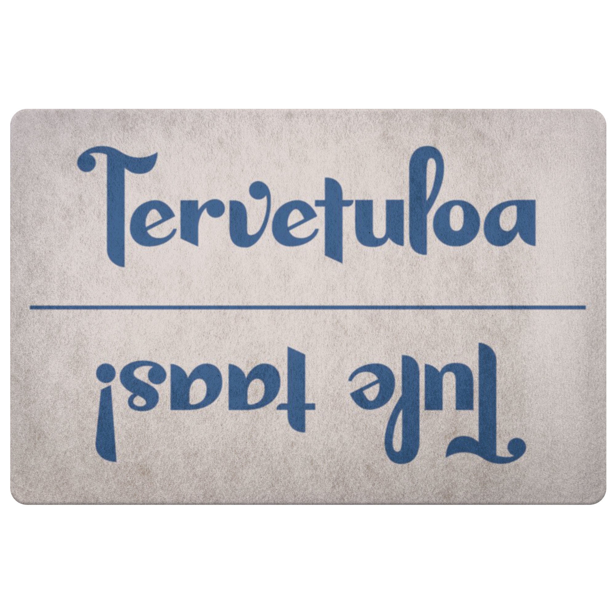 Tervetuloa Finnish Doormat Tule Taas come Again Etsy