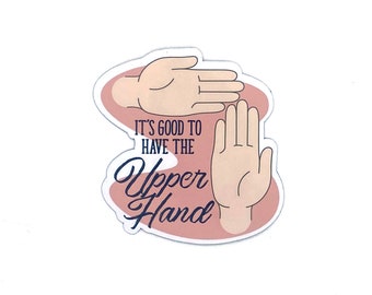 Michigan Hands Sticker, Yooper and Troll Decals, Upper and Lower Peninsula, Upper Hand