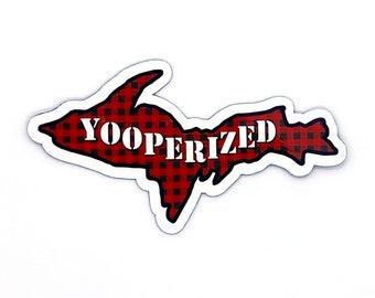 Upper Michigan Magnet, Yooper Fridge Magnets, U.P. Gift for Yooper Transplant, Yooperized