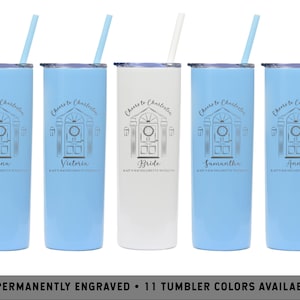 CHARLESTON BACHELORETTE FAVORS | Charleston South Carolina Bachelorette Party | Rainbow Row Cups | Cheers to Charleston Tumblers