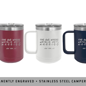 NYC FRIENDS MUG | New York Bachelorette Favors | Bridal Party Mugs | Bridesmaid Proposals | New York Friends Mugs | The One Where Mugs