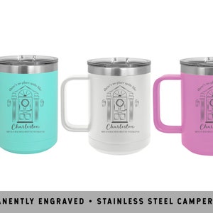 CHARLESTON BACHELORETTE MUG | Charleston Bachelorette Favors | Bridal Party Mugs | Bridesmaid Proposals | Southern Bachelorette Party