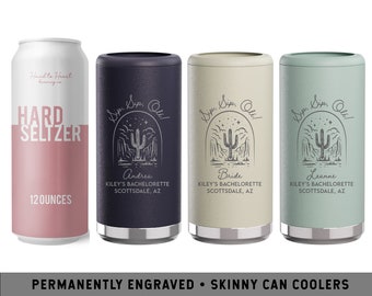 Sip Sip Olé Skinny Can Cooler | Custom Hard Seltzer Holder | Cactus Bachelorette | Arizona Bachelorette Party | Scottsdale Party Cups
