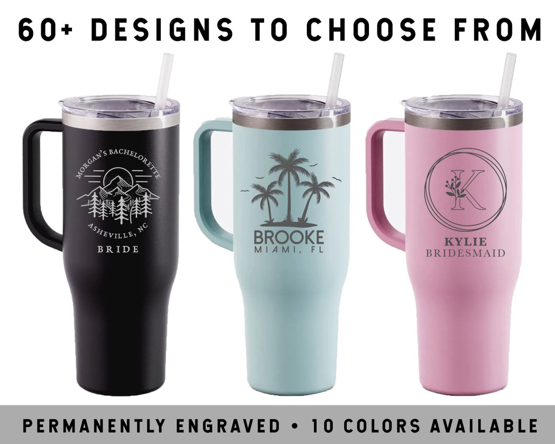 40oz. Handled Mug Bridesmaid Gifts Bachelorette Mugs Maid of Honor