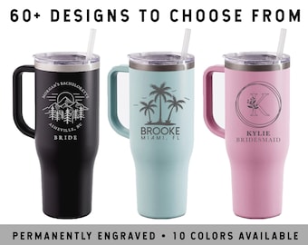 40oz. Handled Mug | Bridesmaid Gifts | Bachelorette Mugs | Maid of Honor Proposal | Bridal Party Gift | Bridesmaids Cups | Wedding Party Cup