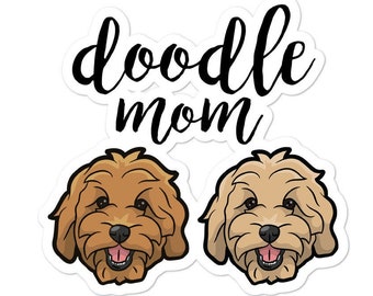 Goldendoodle Sticker - Doodle Mom Vinyl Decal