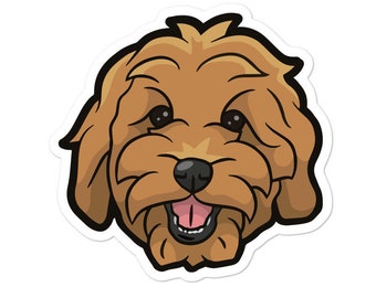 Goldendoodle Mom Sticker - Durable Vinyl Decal for Doodle Moms