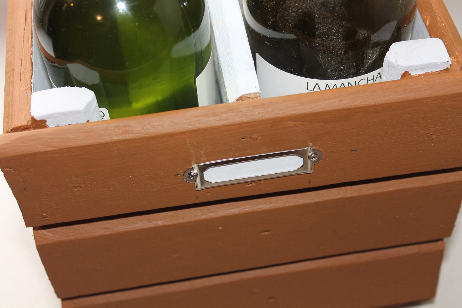 Wooden bottle case Etsy