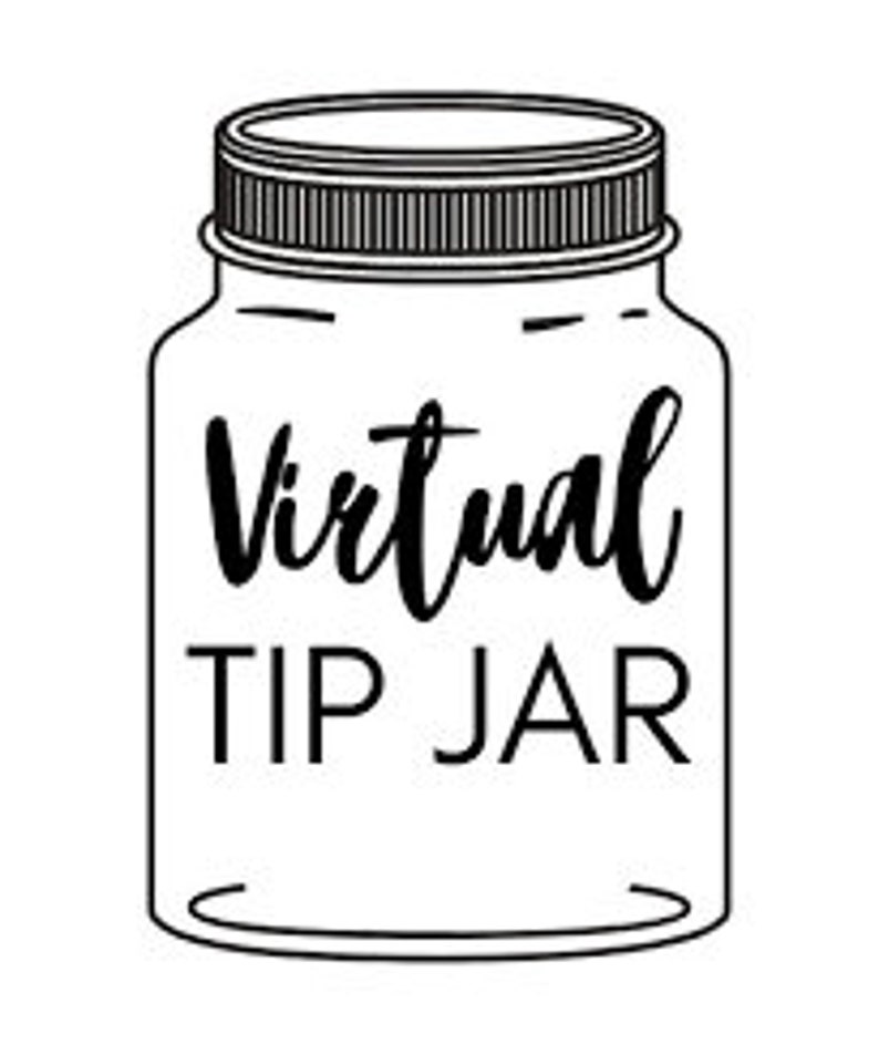 Virtual Tip Jar Thank You Etsy