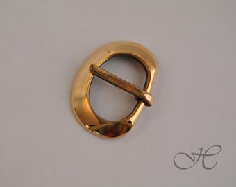 Medieval gothic renaissance bronze belt buckle replica - reenactment - LARP - SCA - costume