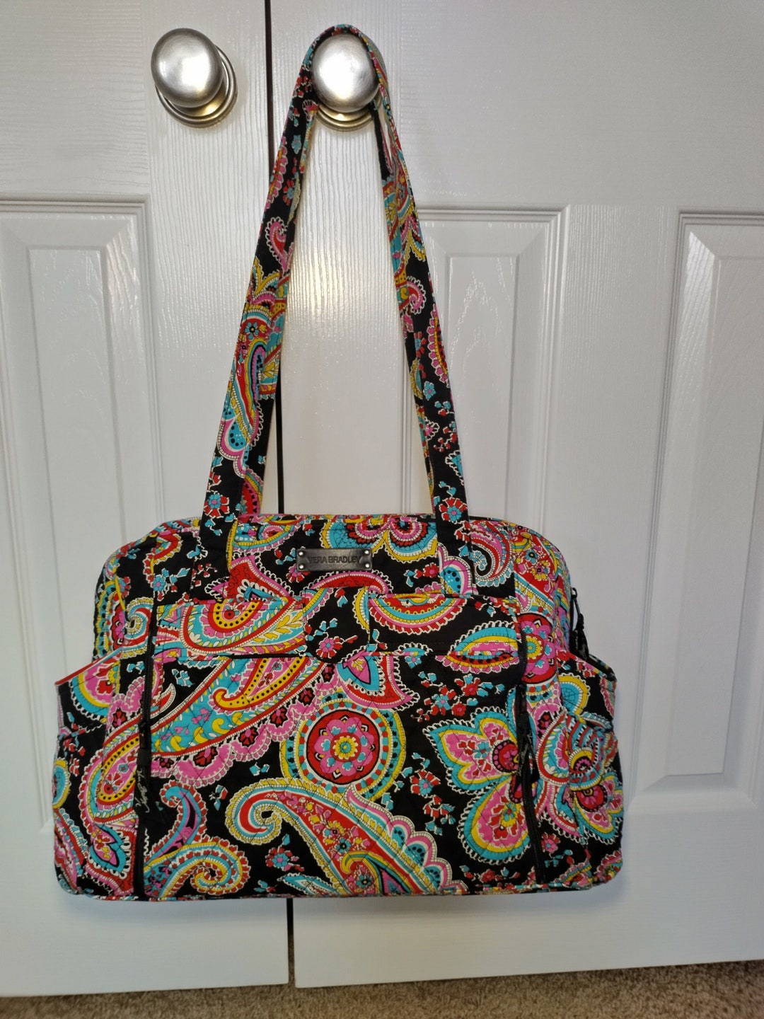 Vera Bradley Parisian Paisley Baby Diaper Bag Tote Gym Travel Etsy