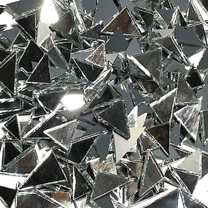 Mirror Glass Mosaic Triangles