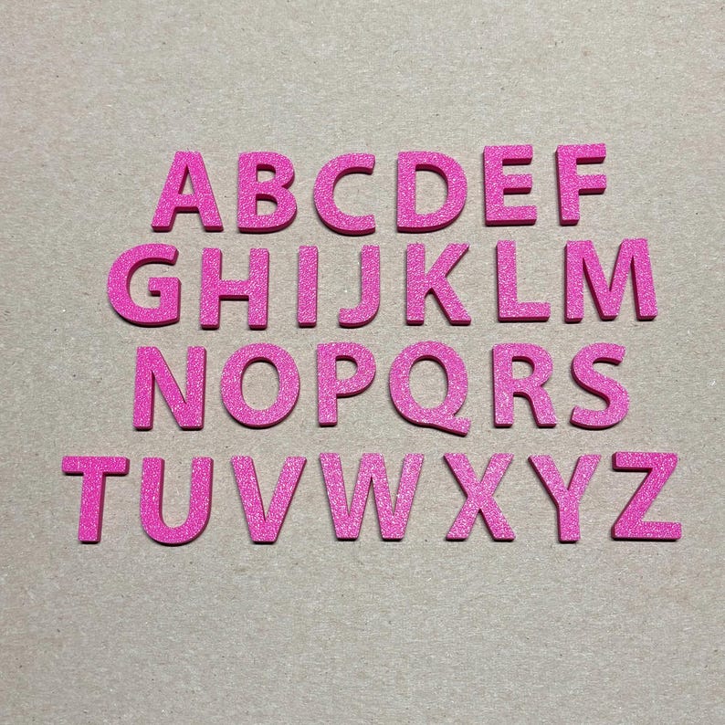Alphabet Letters - Pick Your Color! - Etsy