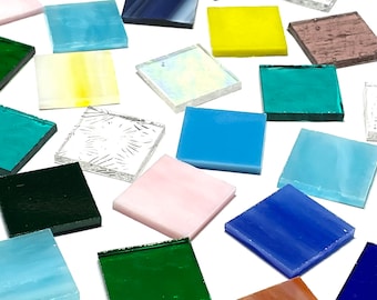 Mezcla de mosaicos de vidrio de 1"