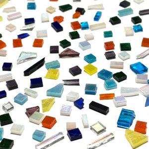 Iridescent Stained Glass Mosaic Tile Mix