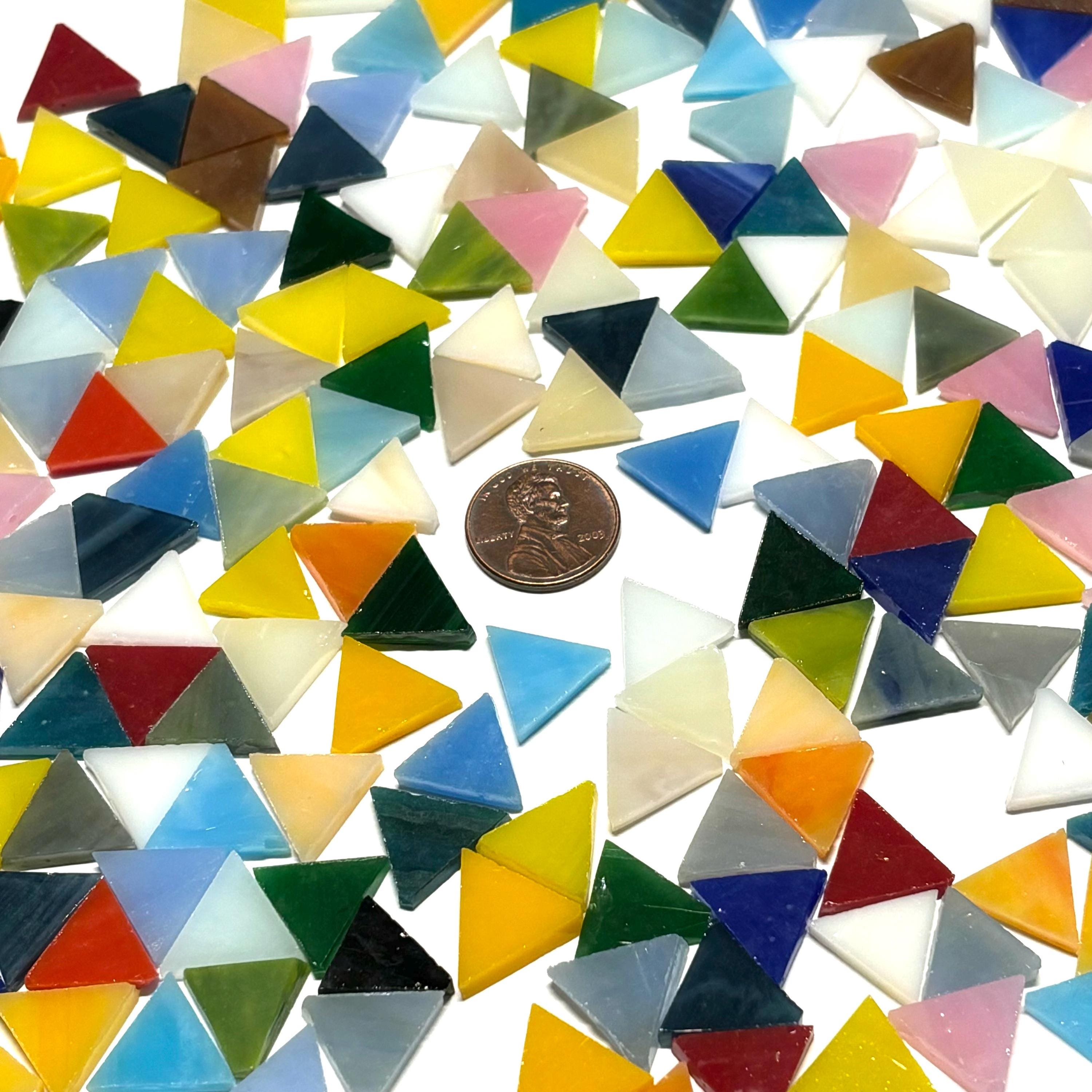 Stained Glass Mosaic Triangle Mix - Etsy
