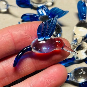 Beija-flor de vidro Lampwork