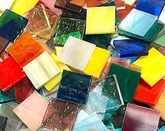 Mosaico di tessere in vetro colorato da 3/4"