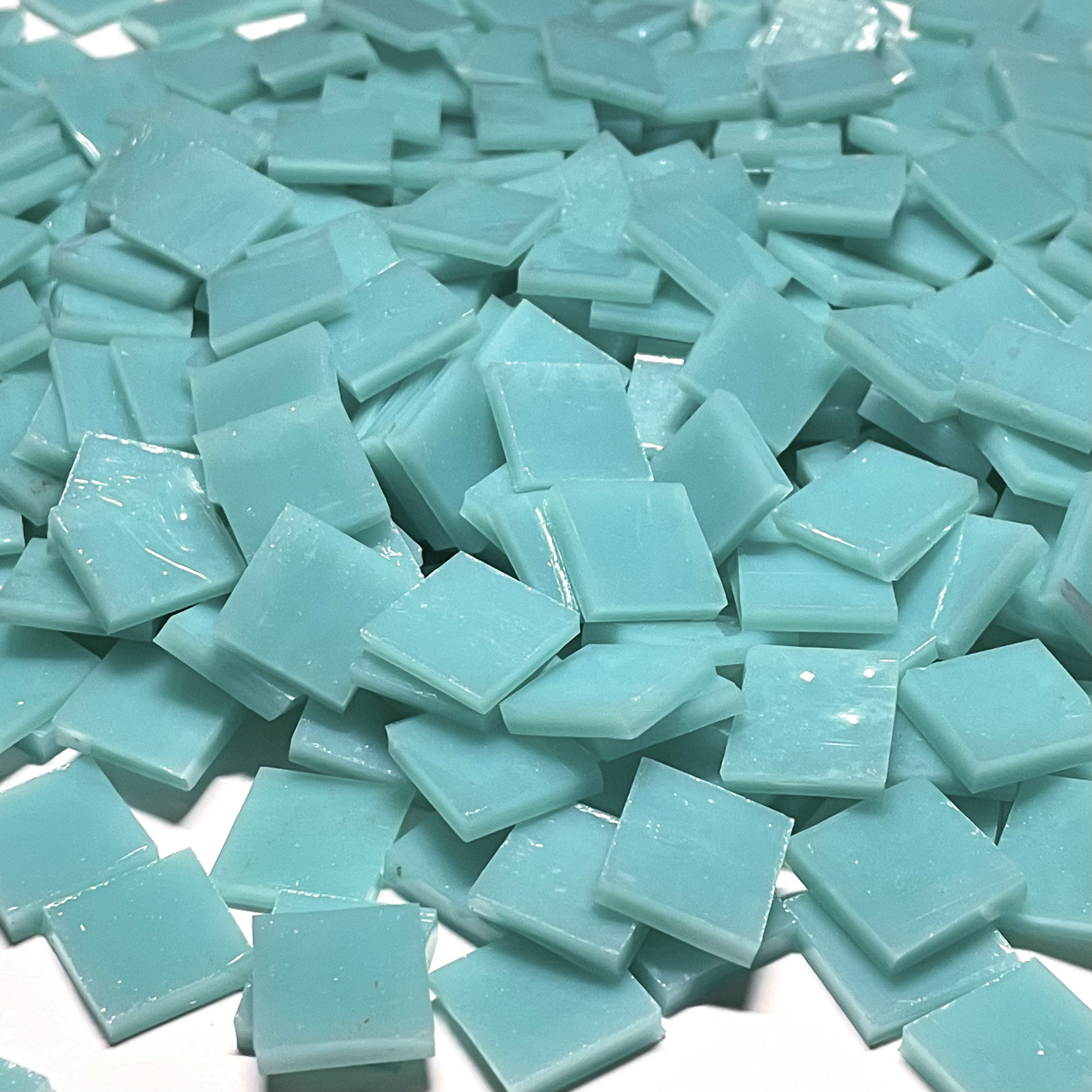 1/2 Blue Stained Glass Mosaic Tiles Etsy