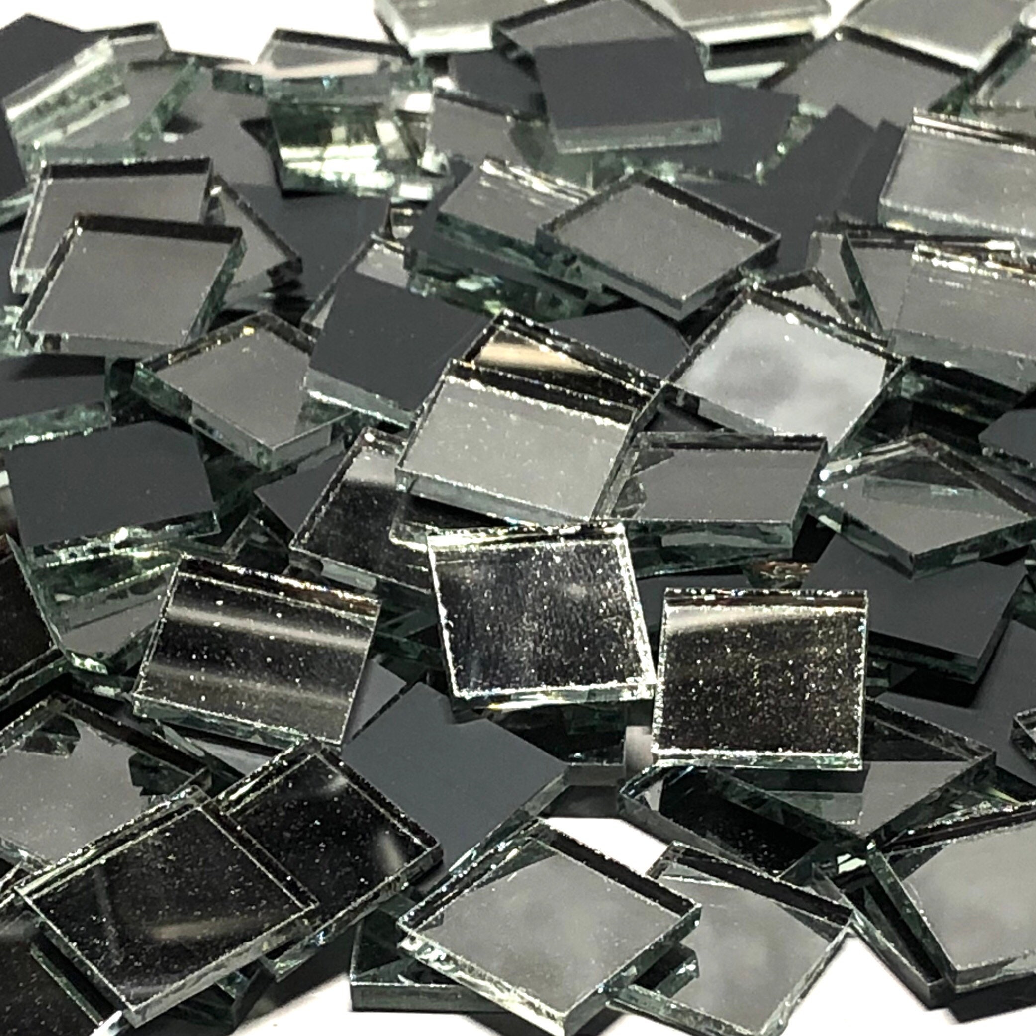Mirror Mosaic Tiles Mirror Glass Tile 10x10mm or 5x5mm 30x30cm  Self-adhesive 