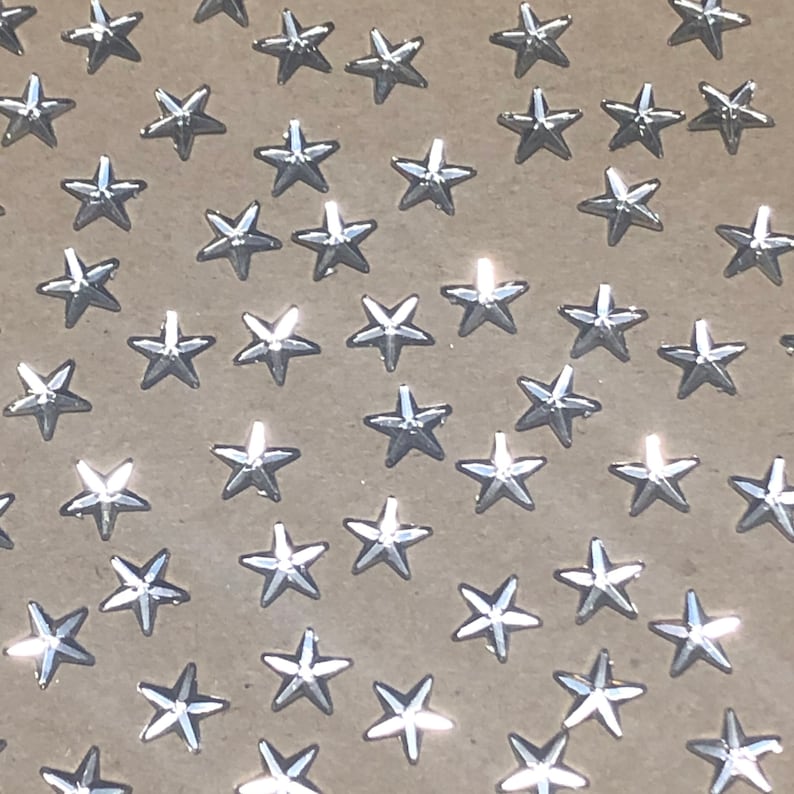 100 Star Rhinestones - Etsy