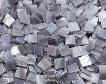 3/8" Opaque Purple Stained Glass Mosaic Tiles