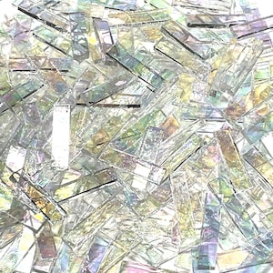 Klare irisierende Glasmalerei-Mosaikfliesen-Bordüre
