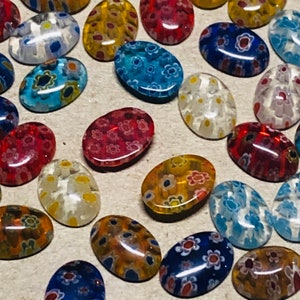 Wholesale Handmade Millefiori Glass Cabochons