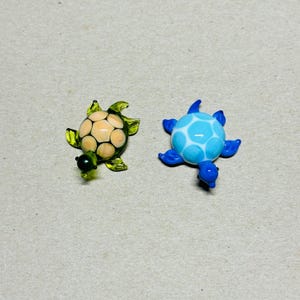 Schildkröten! Millefiori Lampwork Glascabochons