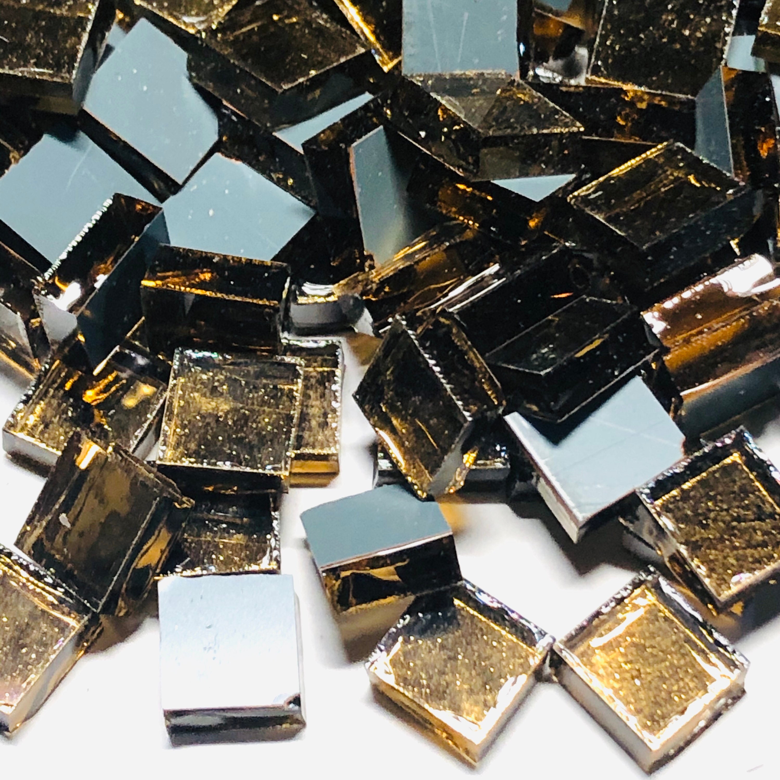 3/8 Copper Mirror Glass Mosaic Tiles | Etsy