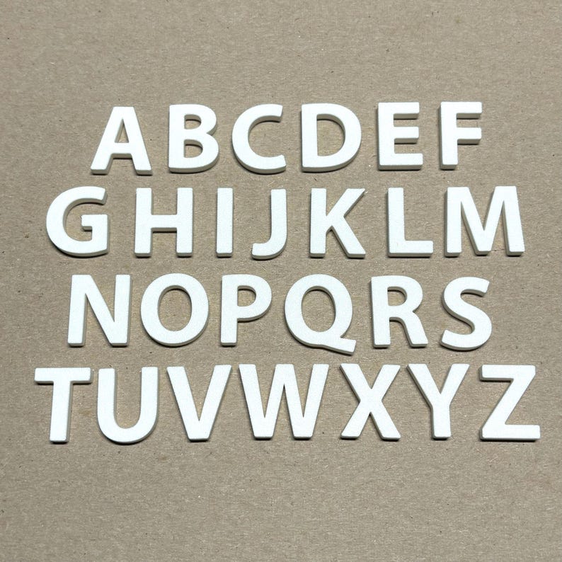 Alphabet Letters - Pick Your Color! - Etsy