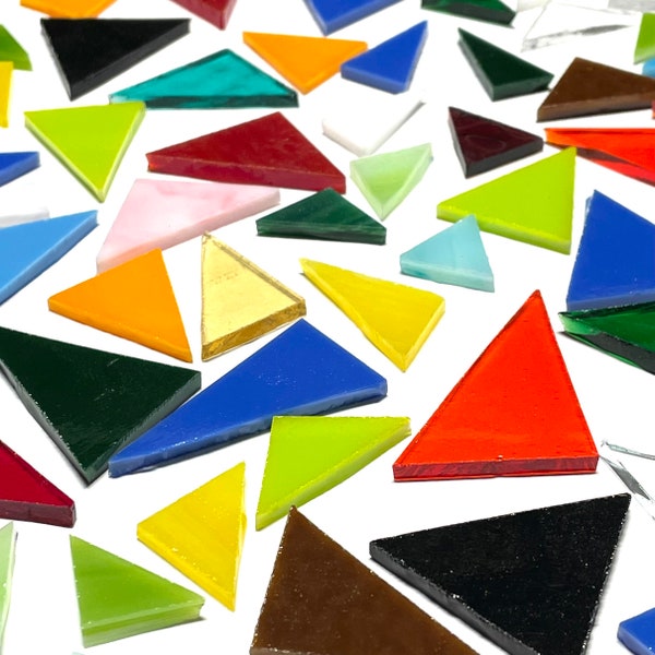 Stained Glass Mosaic Triangle Mix