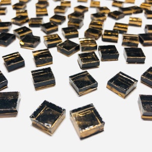3/8&quot; Copper Mirror Glass Mosaic Tiles