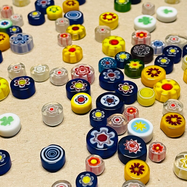 Wholesale Handmade Millefiori Glass Cabochons