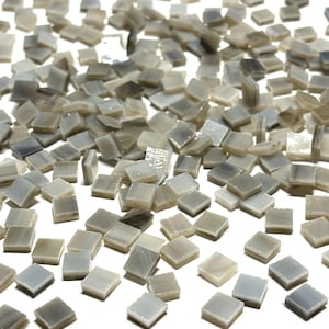 1/4&quot; Opaque Brown Stained Glass Mosaic Tiles