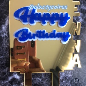 Cake Topper | Customized Cake Topper | Personalized Cake Topper | Cake decoration